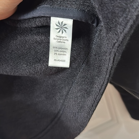Athleta Easy Cozy Karma Asym Hooded Jacket Size Small - Picture 10 of 10